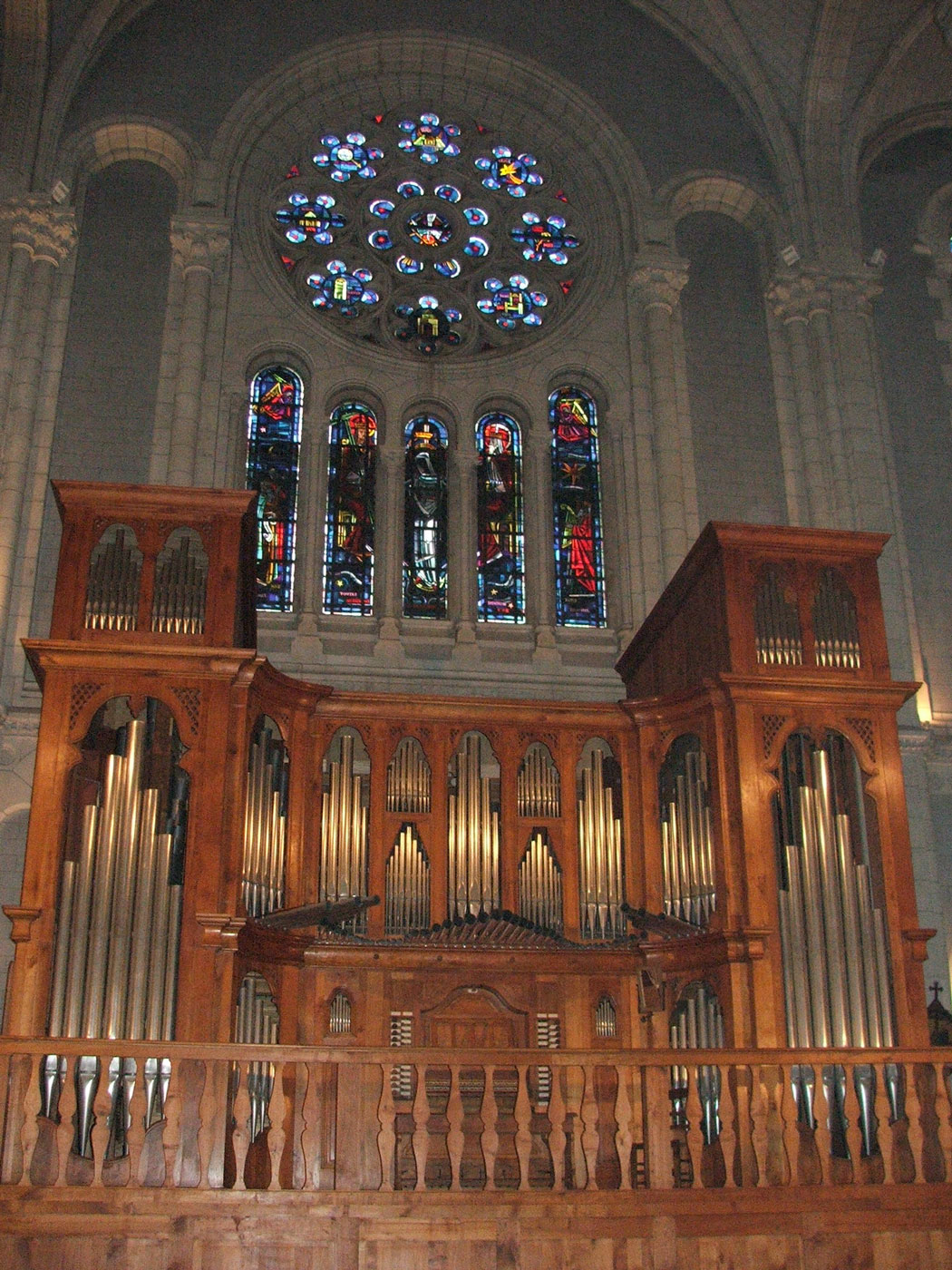 La façade de l'orgue Formentelli